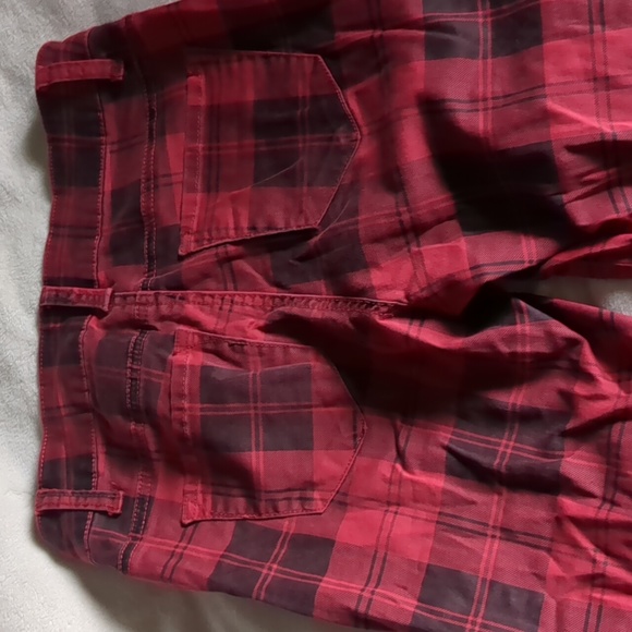 Bluenotes Plaid Skinny Jeans With Zipper Details - Picture 5 of 5